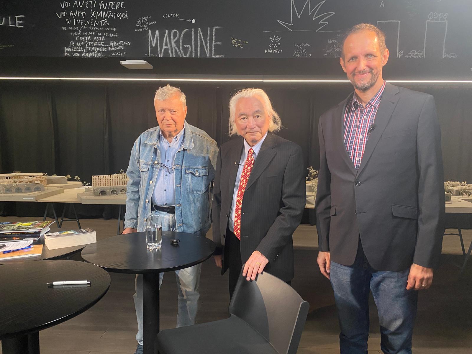 A great 1-2-1 meeting with Michio Kaku