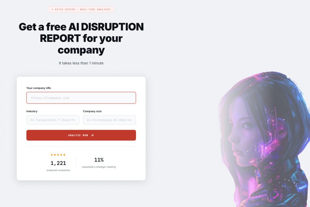 Worried about AI? Good. Get a FREE AI Disruption Report for Your Business